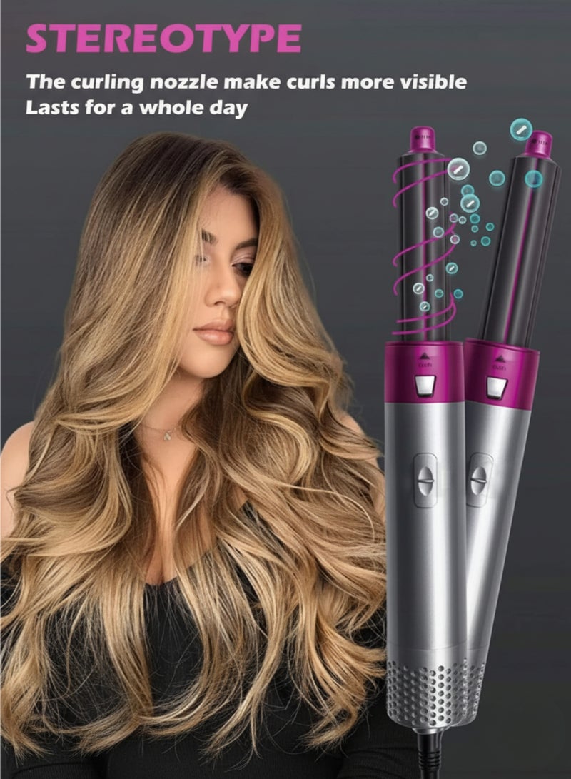 vexa pro 5 in 1 Hair Dryer & Styling Tool Set, Hot Air Brush, Curler, Straightener, Volumizer & Smoothing Tool, Multi-Function Hair Styler for Women - Image 5